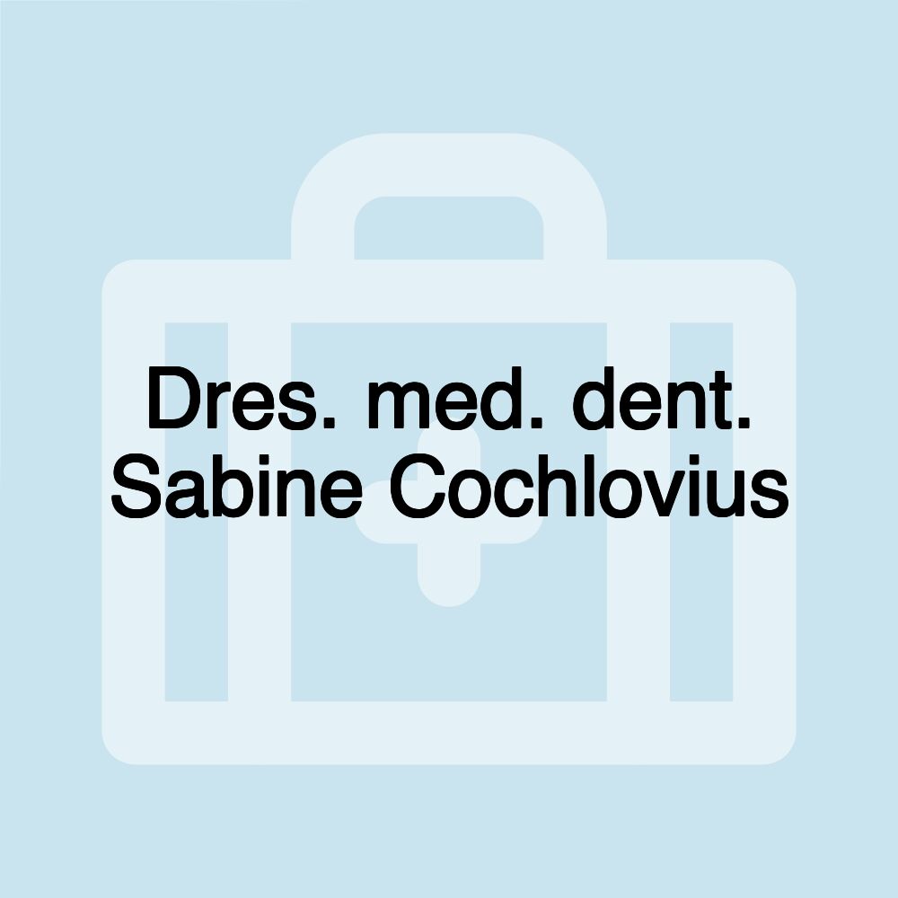 Dres. med. dent. Sabine Cochlovius