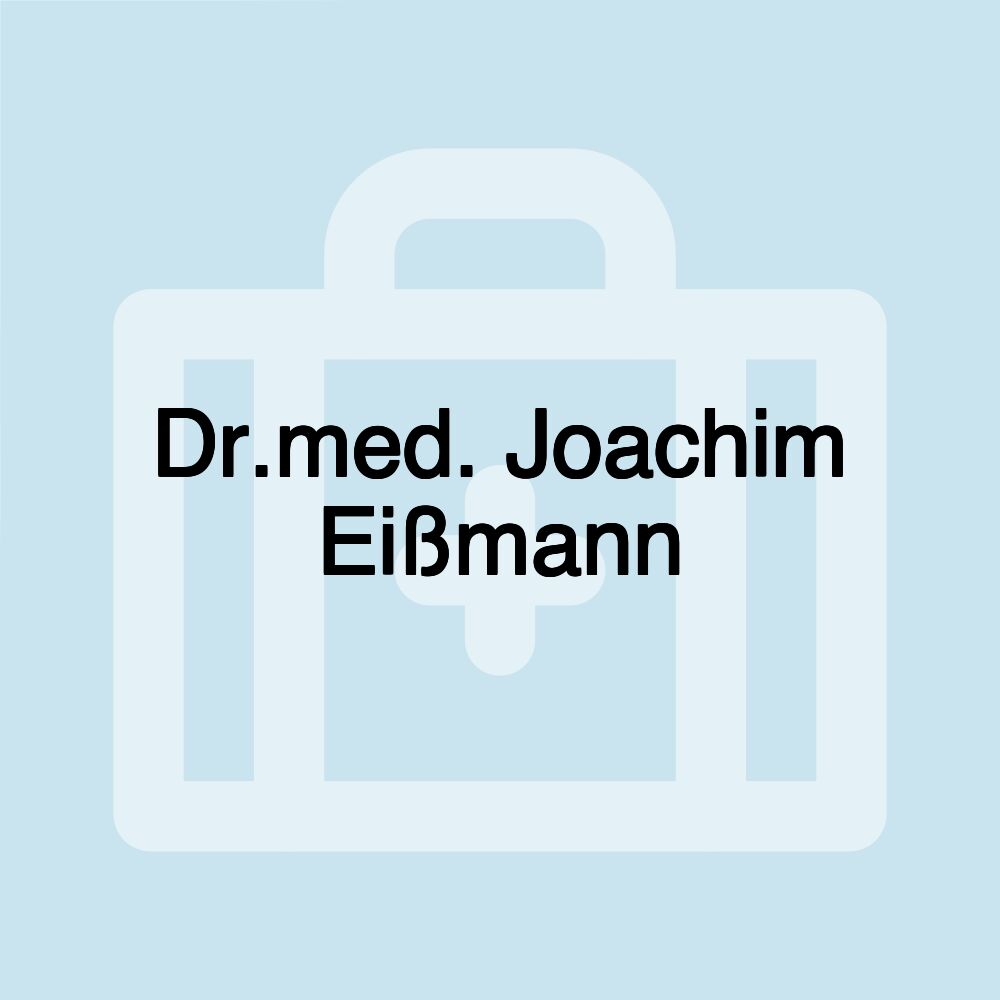 Dr.med. Joachim Eißmann