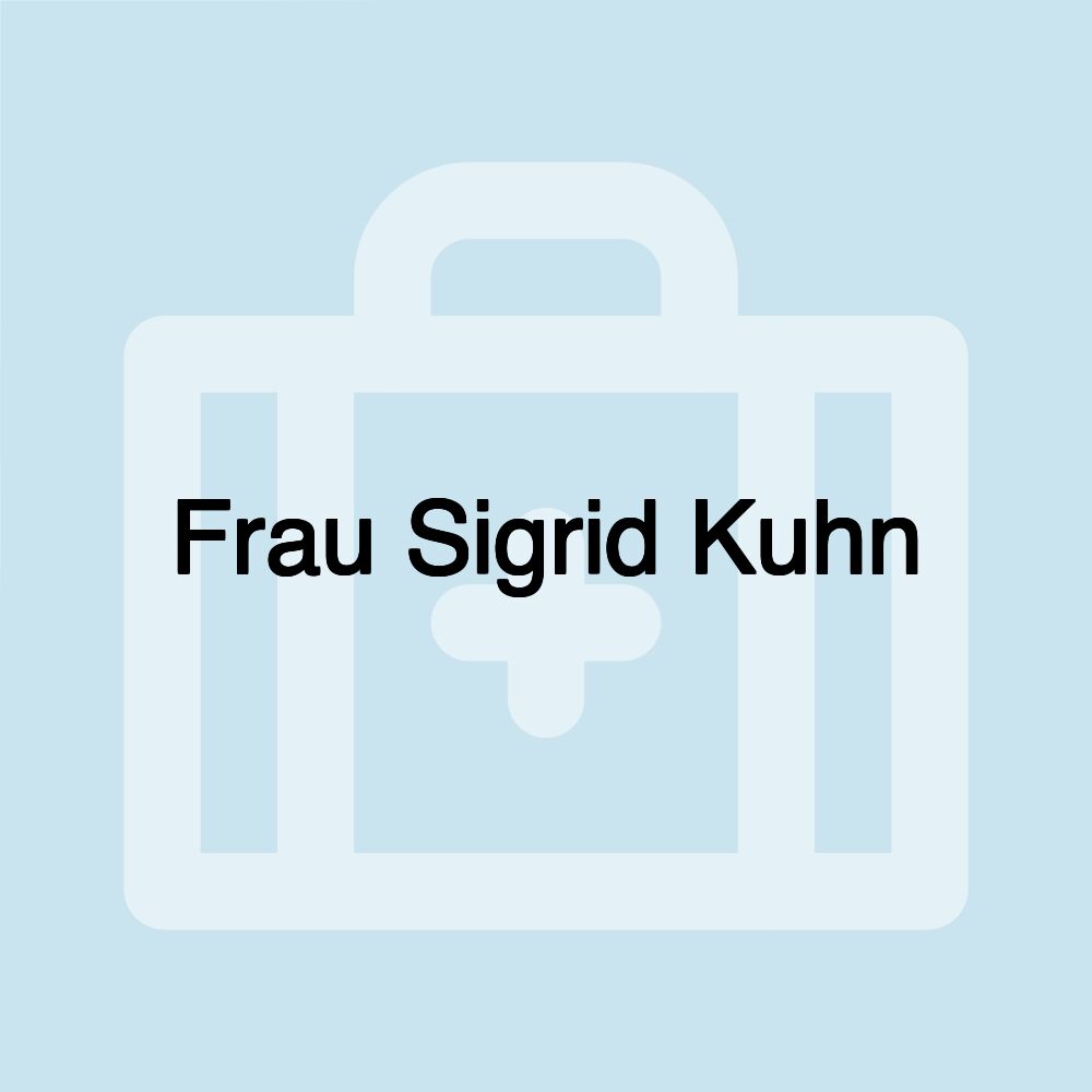 Frau Sigrid Kuhn