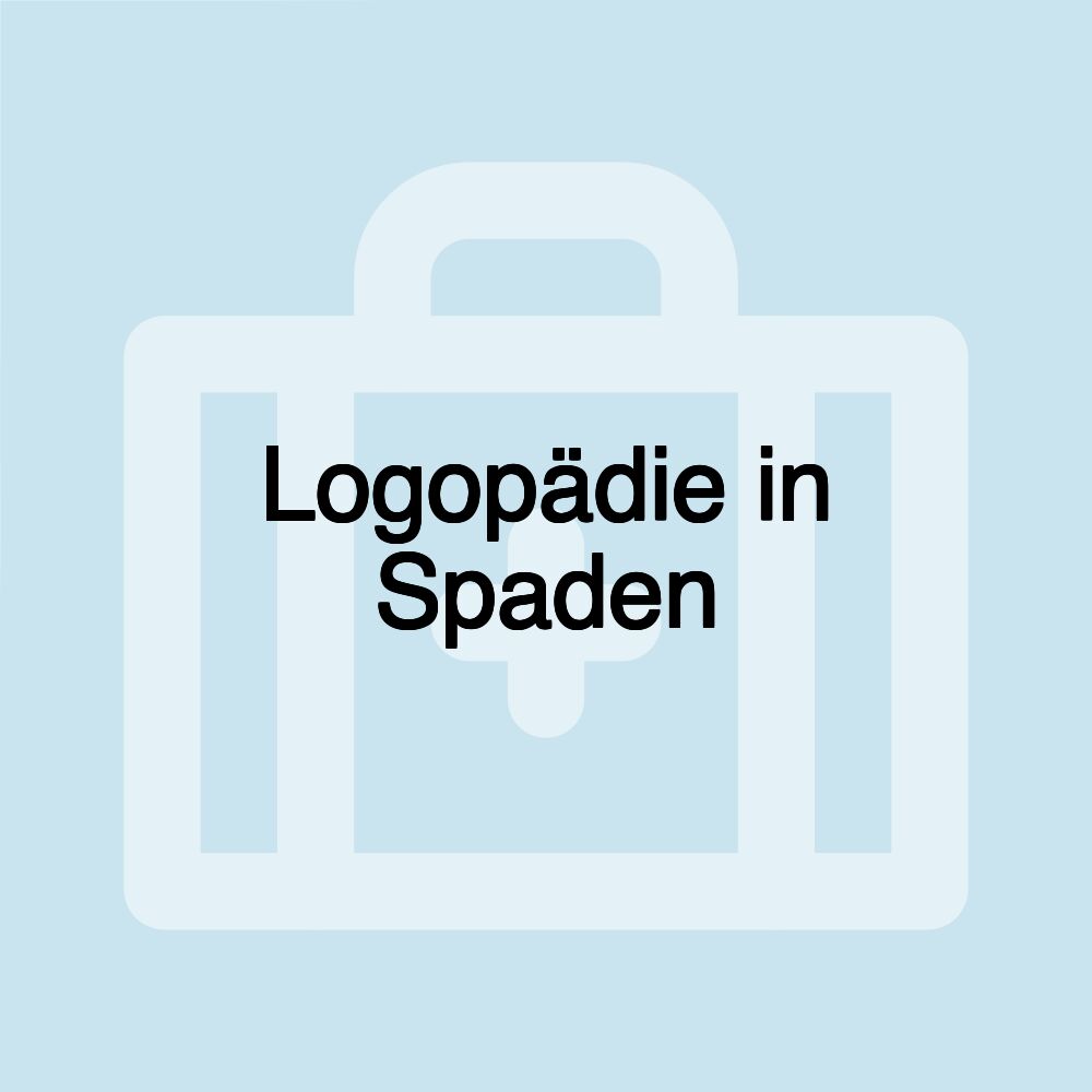 Logopädie in Spaden