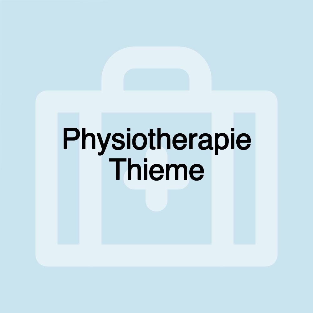 Physiotherapie Thieme