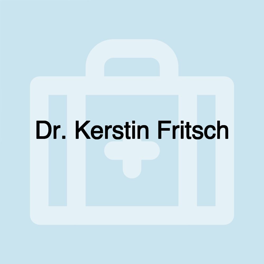 Dr. Kerstin Fritsch