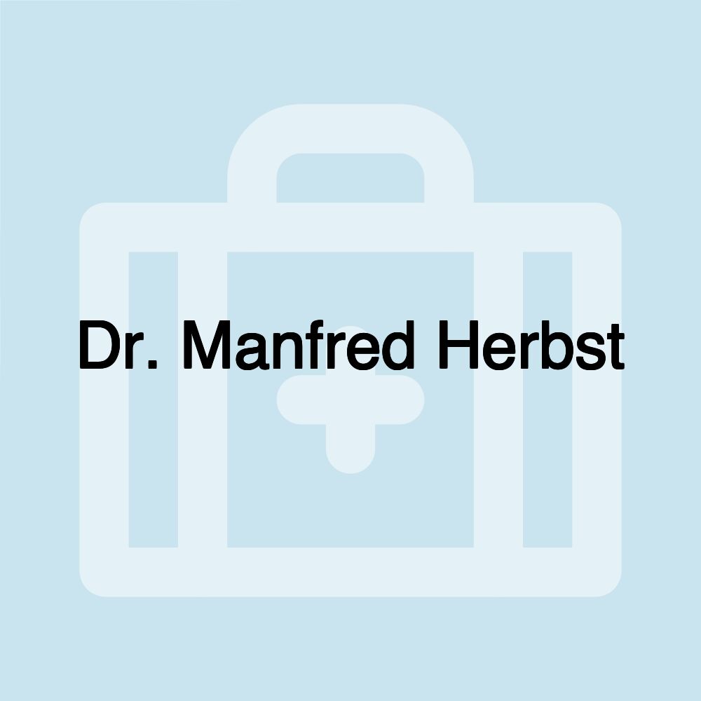 Dr. Manfred Herbst