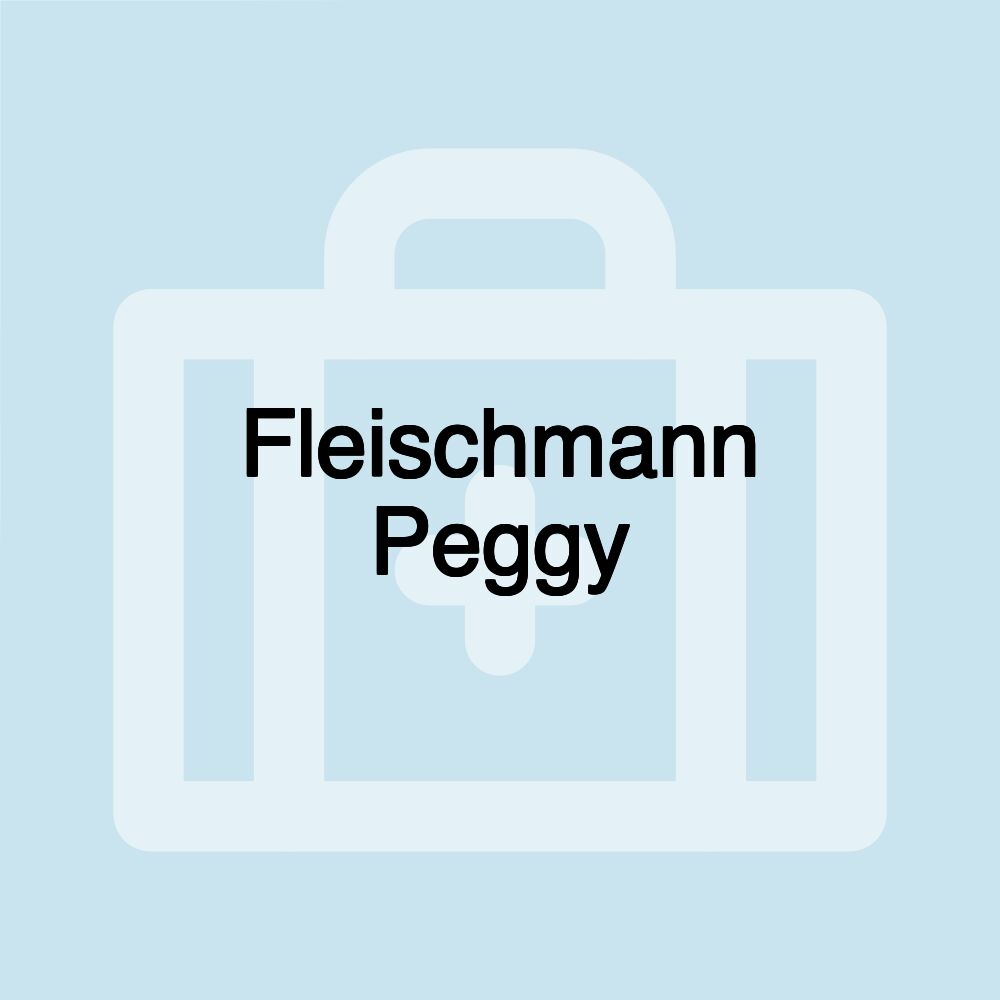 Fleischmann Peggy