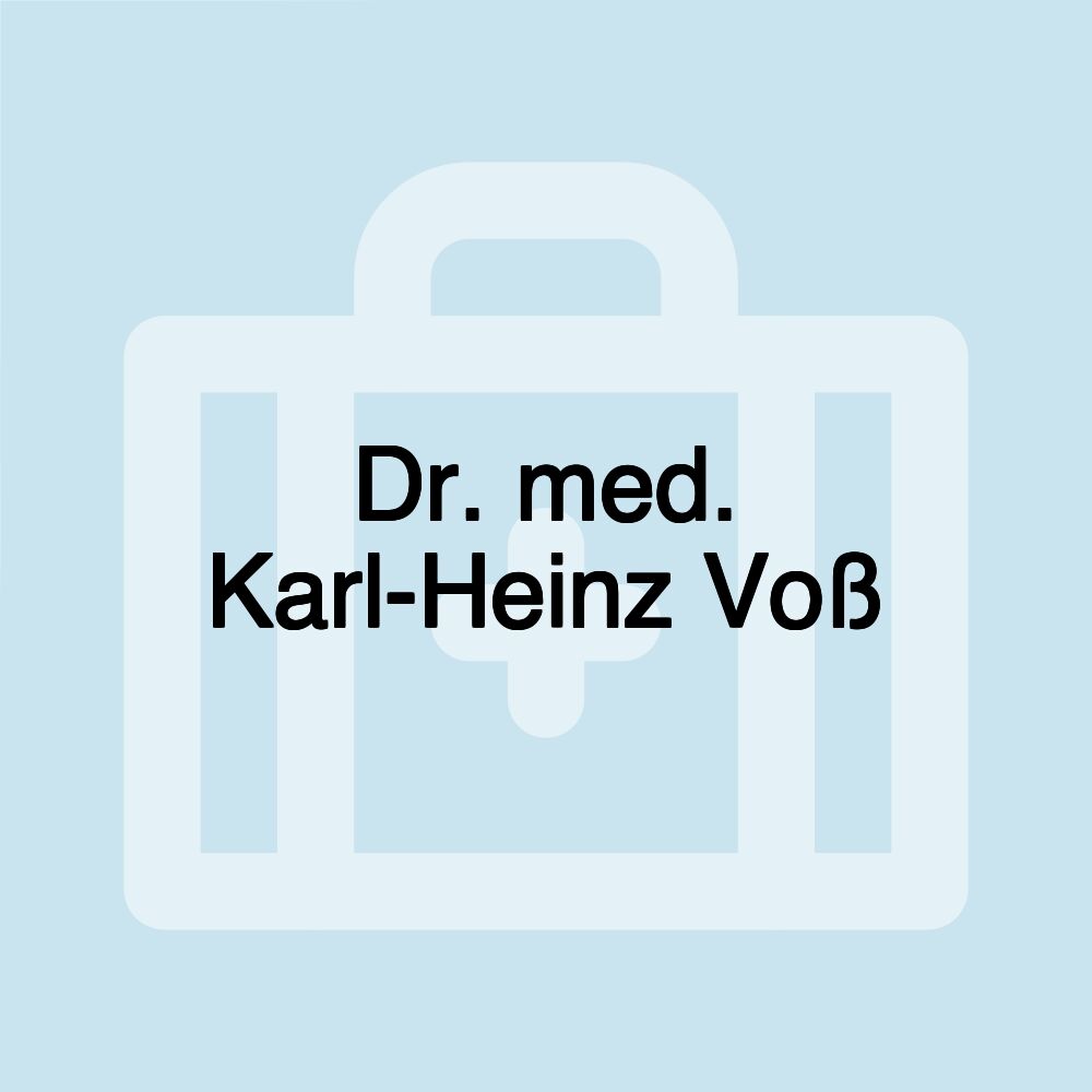 Dr. med. Karl-Heinz Voß