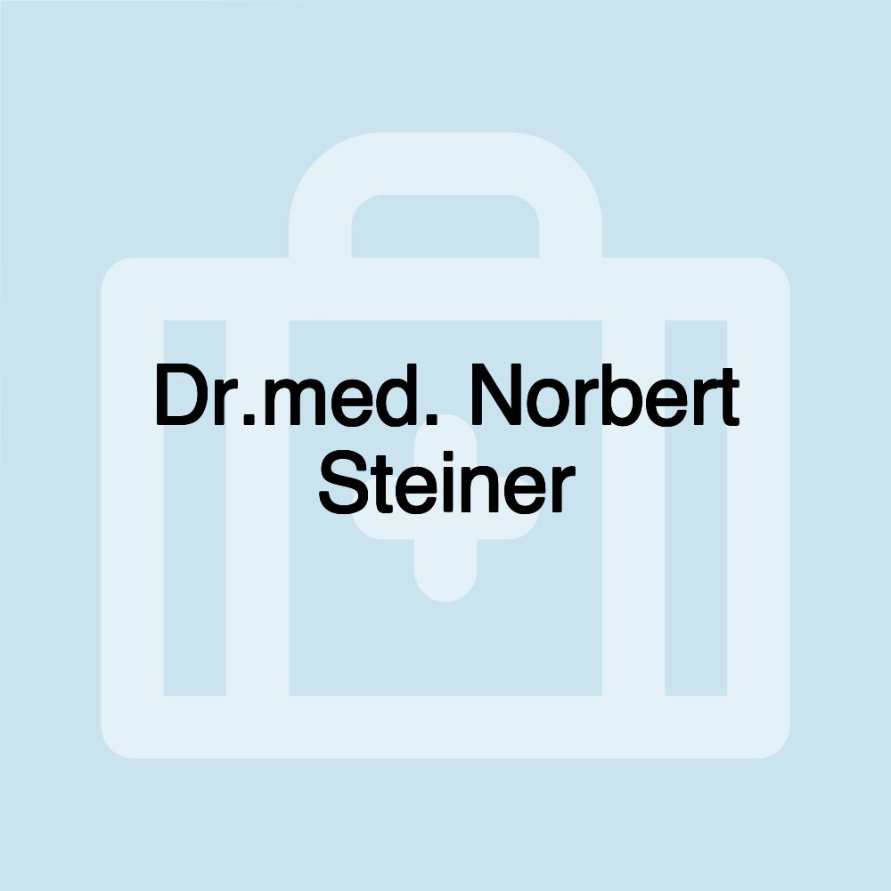 Dr.med. Norbert Steiner