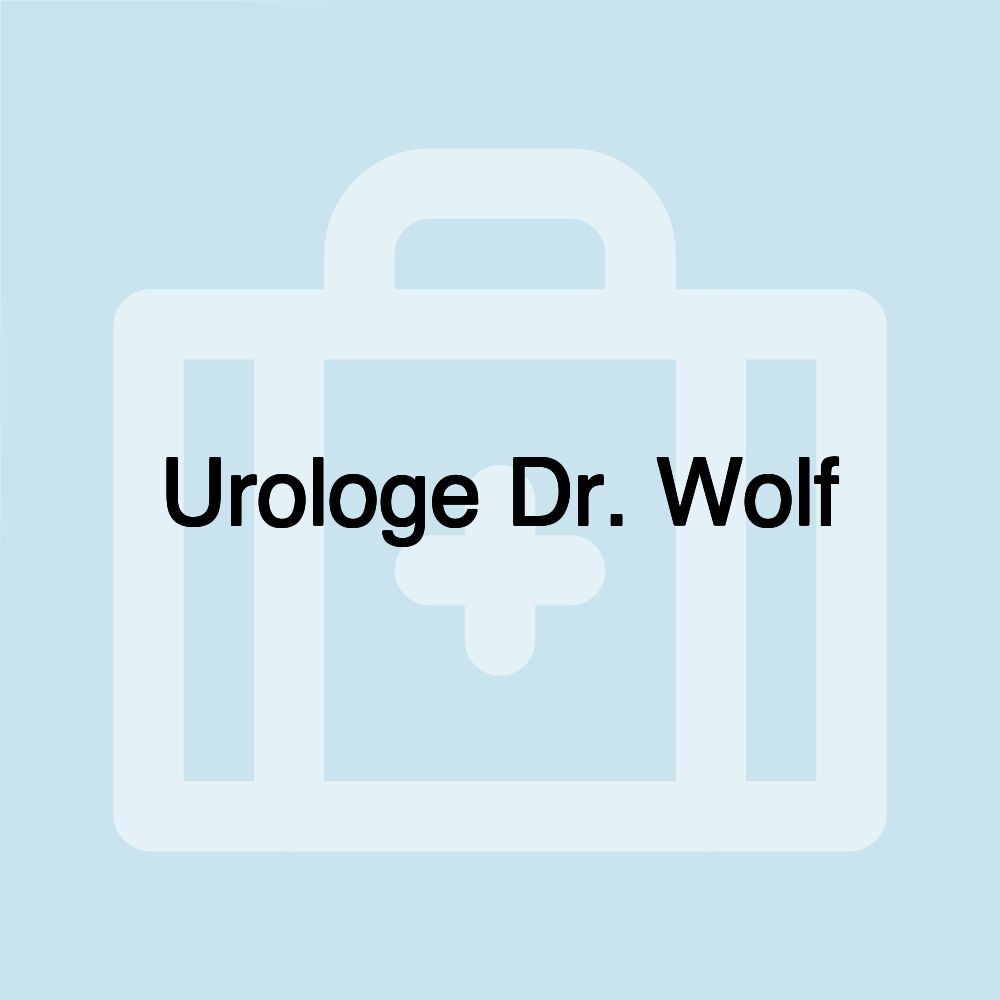 Urologe Dr. Wolf