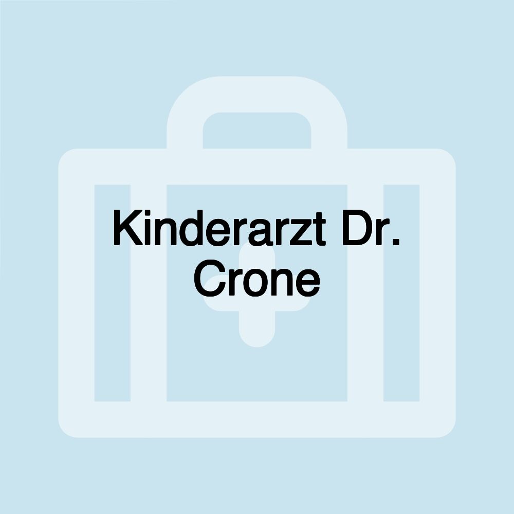 Kinderarzt Dr. Crone