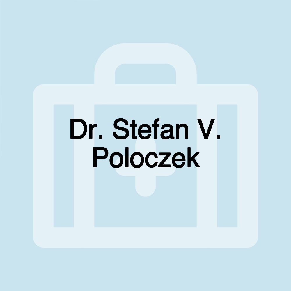 Dr. Stefan V. Poloczek