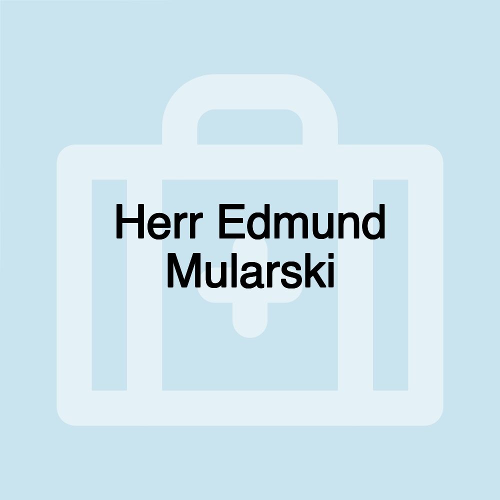 Herr Edmund Mularski