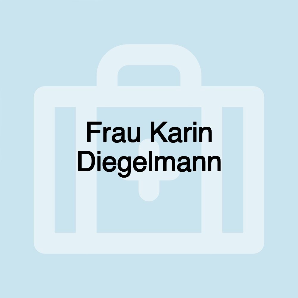 Frau Karin Diegelmann