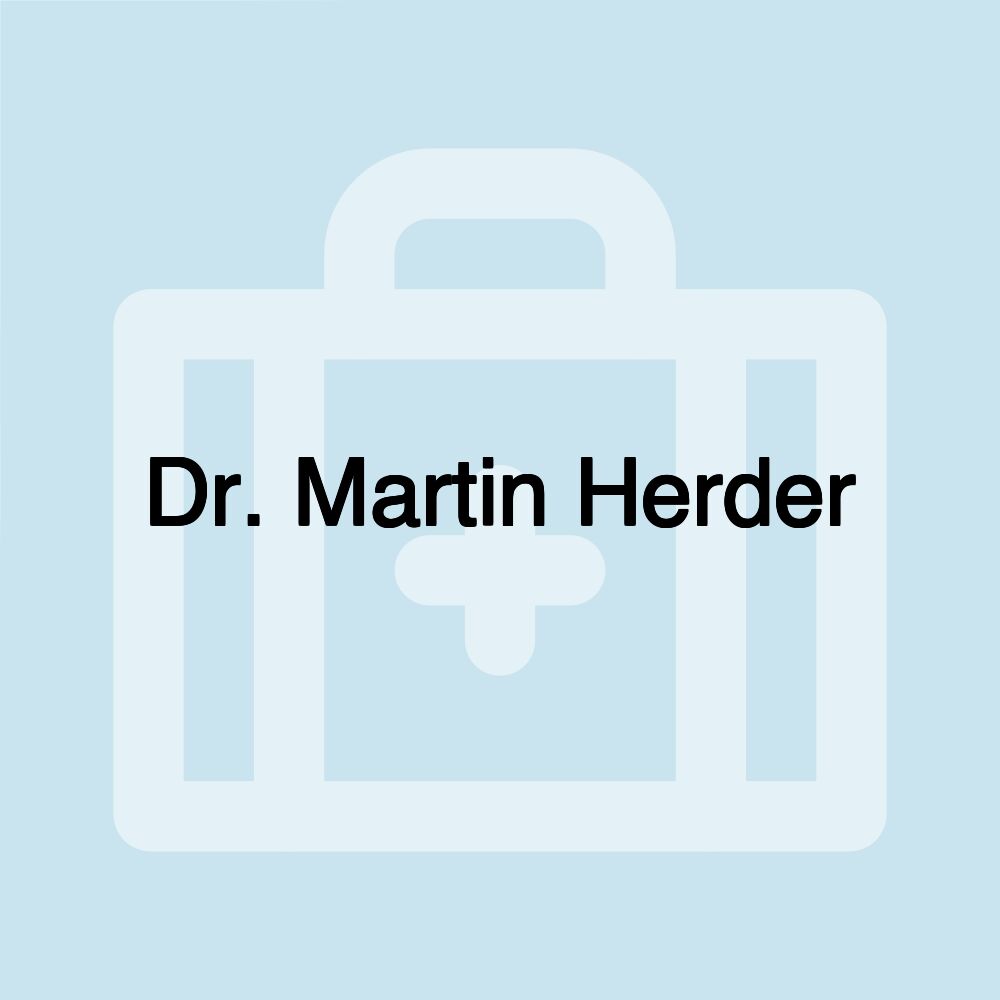 Dr. Martin Herder