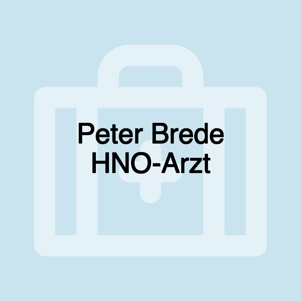 Peter Brede HNO-Arzt