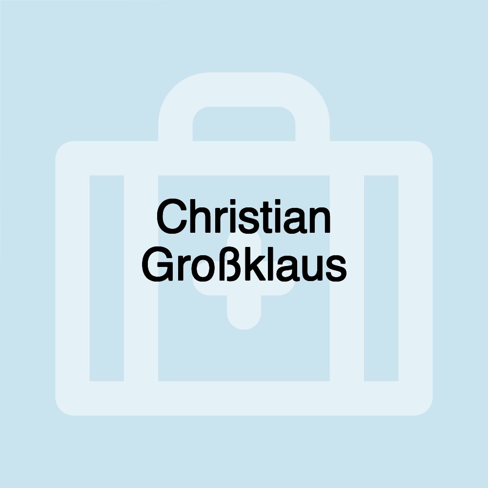 Christian Großklaus