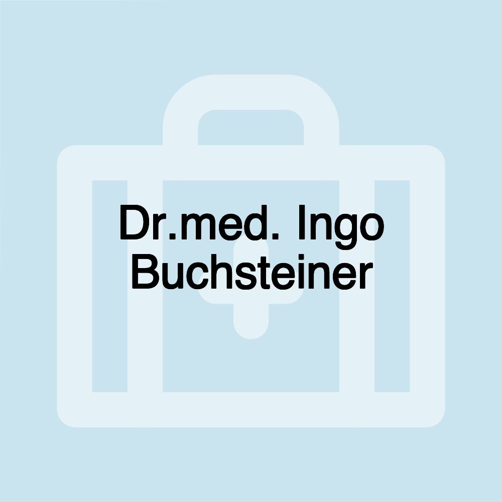 Dr.med. Ingo Buchsteiner