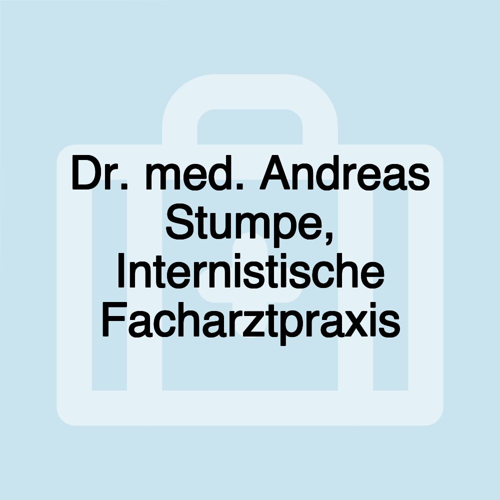 Dr. med. Andreas Stumpe, Internistische Facharztpraxis