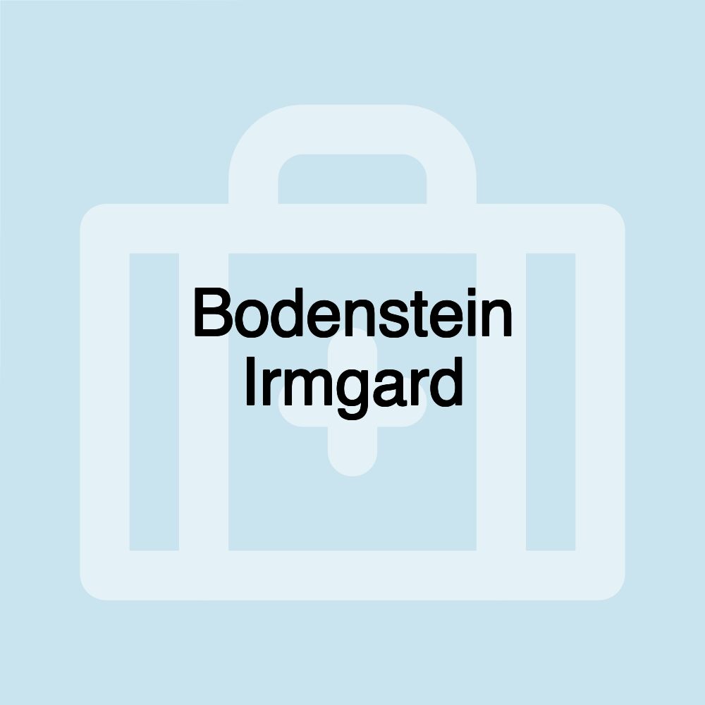 Bodenstein Irmgard