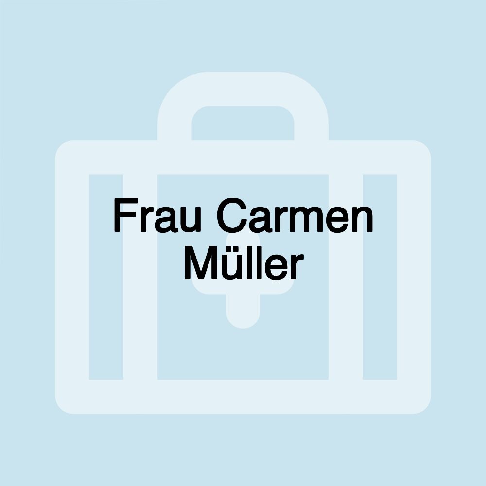 Frau Carmen Müller