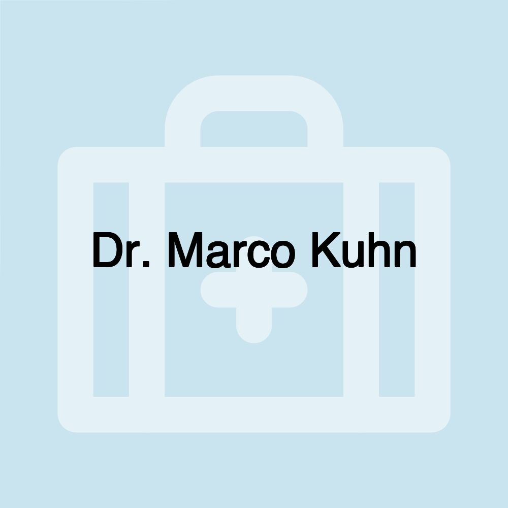 Dr. Marco Kuhn