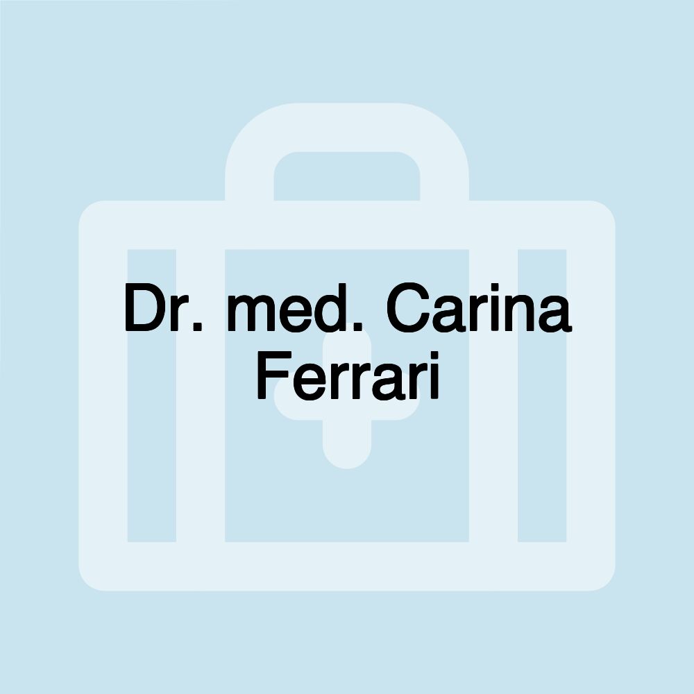 Dr. med. Carina Ferrari