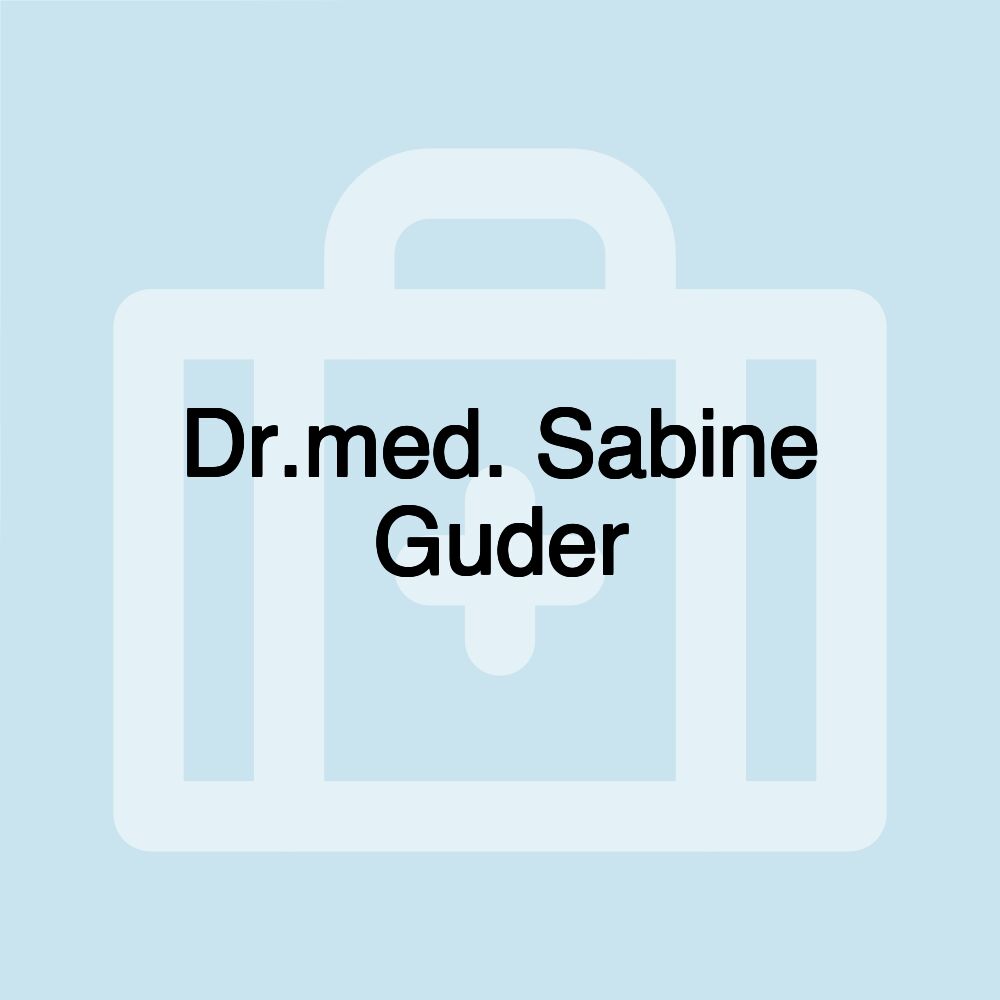 Dr.med. Sabine Guder