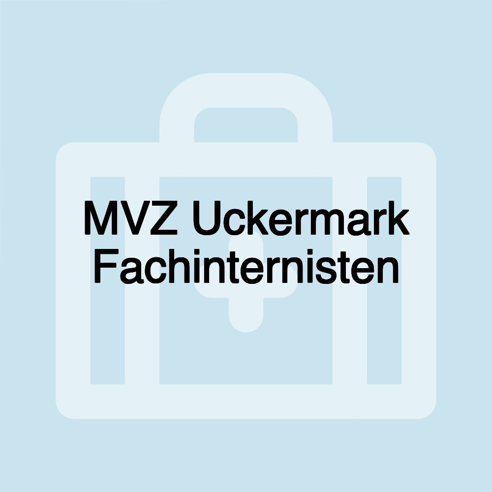 MVZ Uckermark Fachinternisten