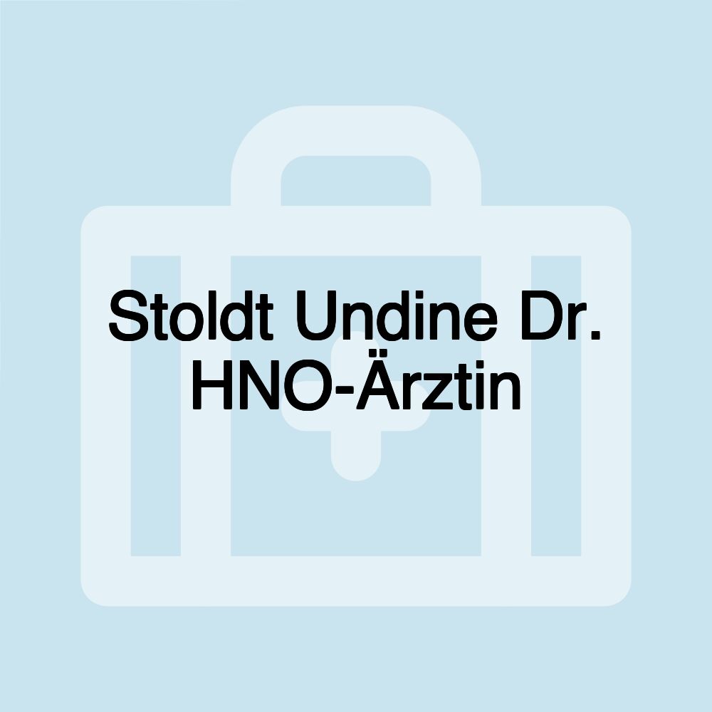 Stoldt Undine Dr. HNO-Ärztin