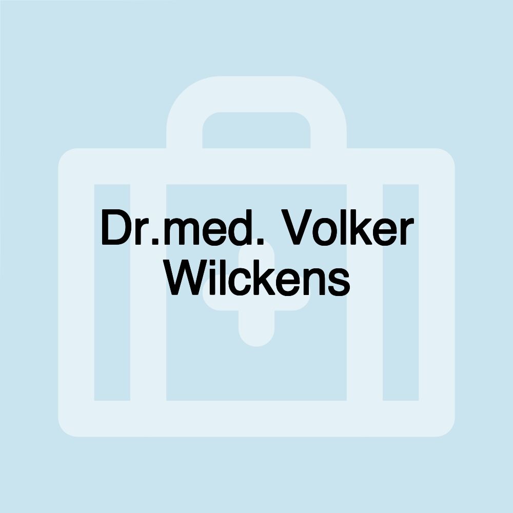 Dr.med. Volker Wilckens