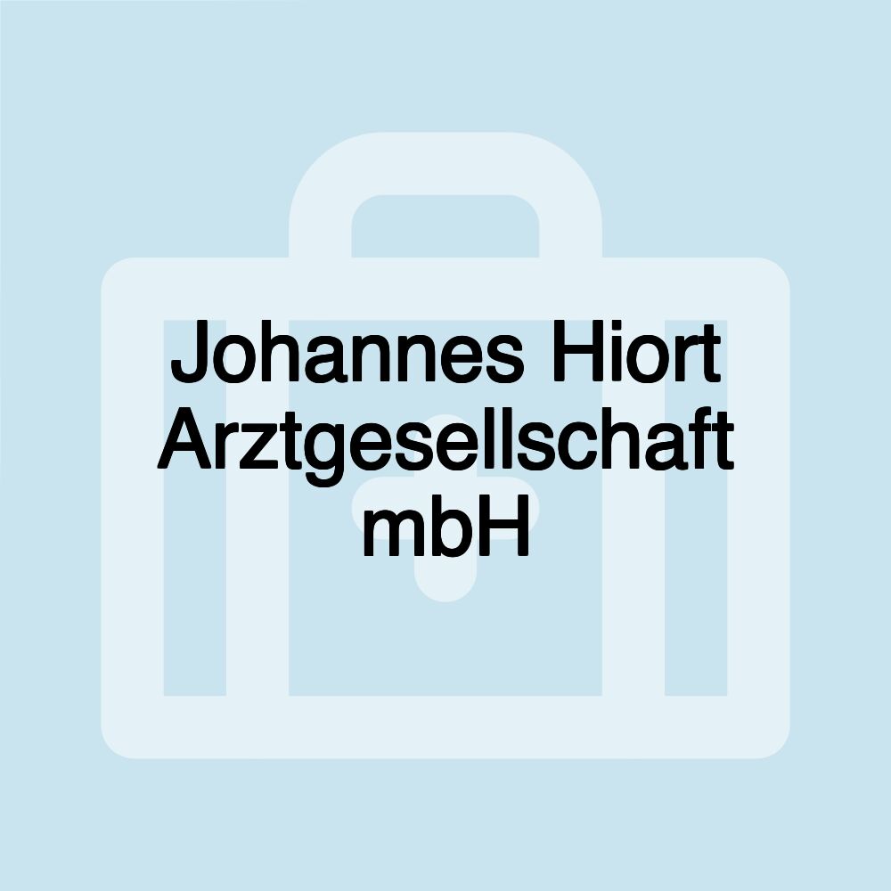 Johannes Hiort Arztgesellschaft mbH