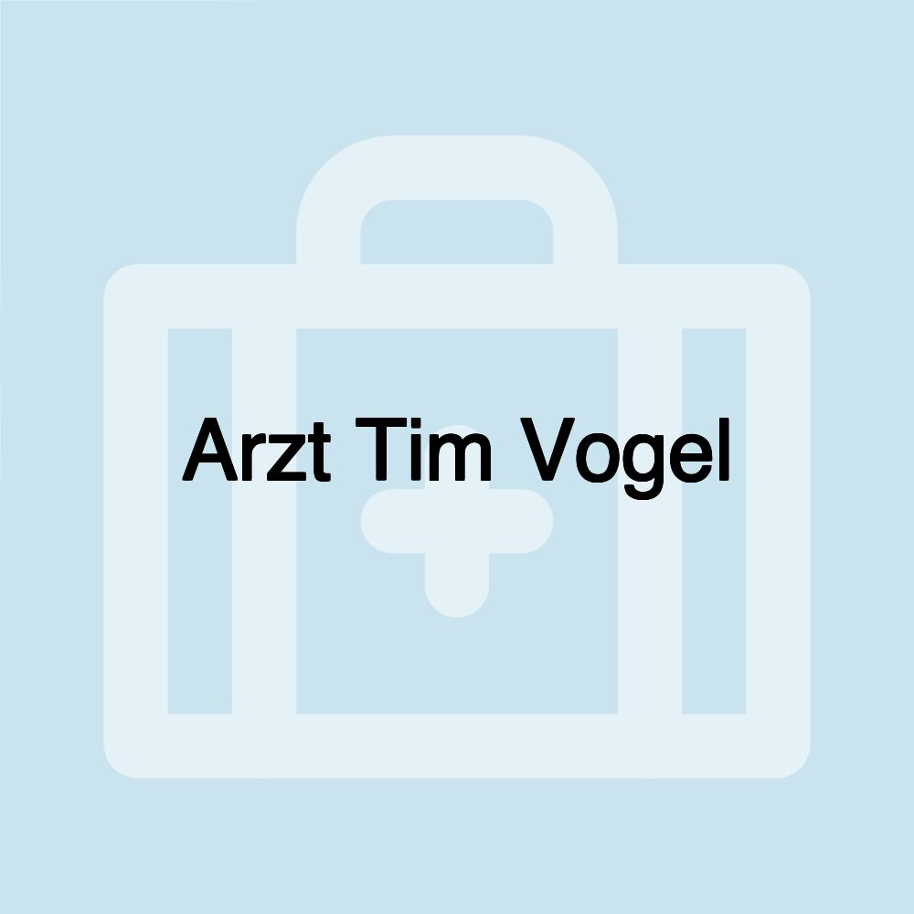 Arzt Tim Vogel