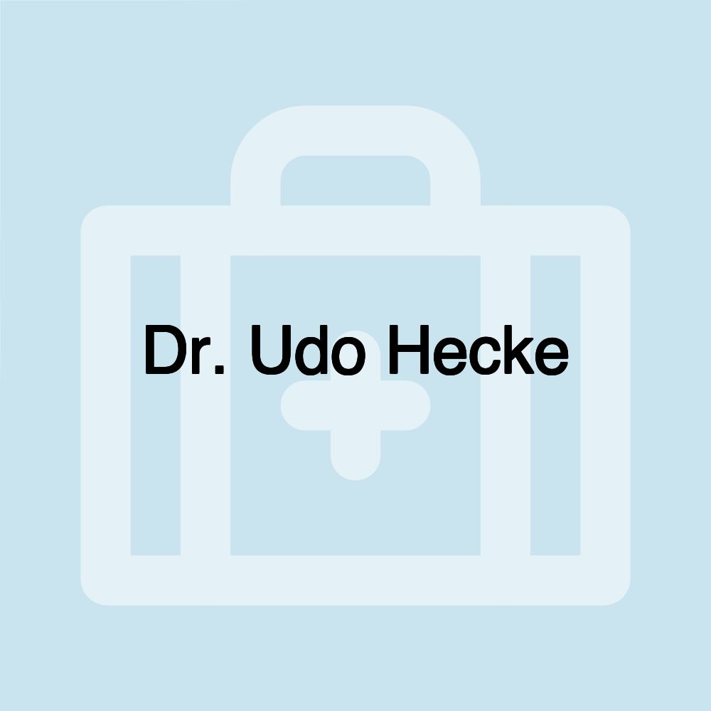 Dr. Udo Hecke