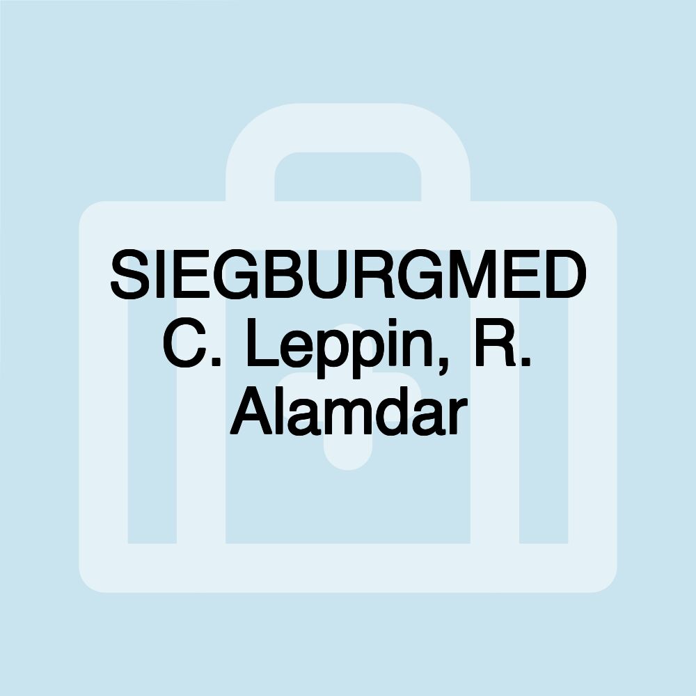 SIEGBURGMED C. Leppin, R. Alamdar