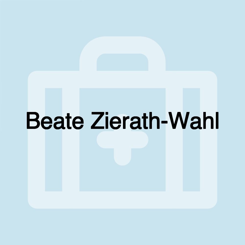 Beate Zierath-Wahl