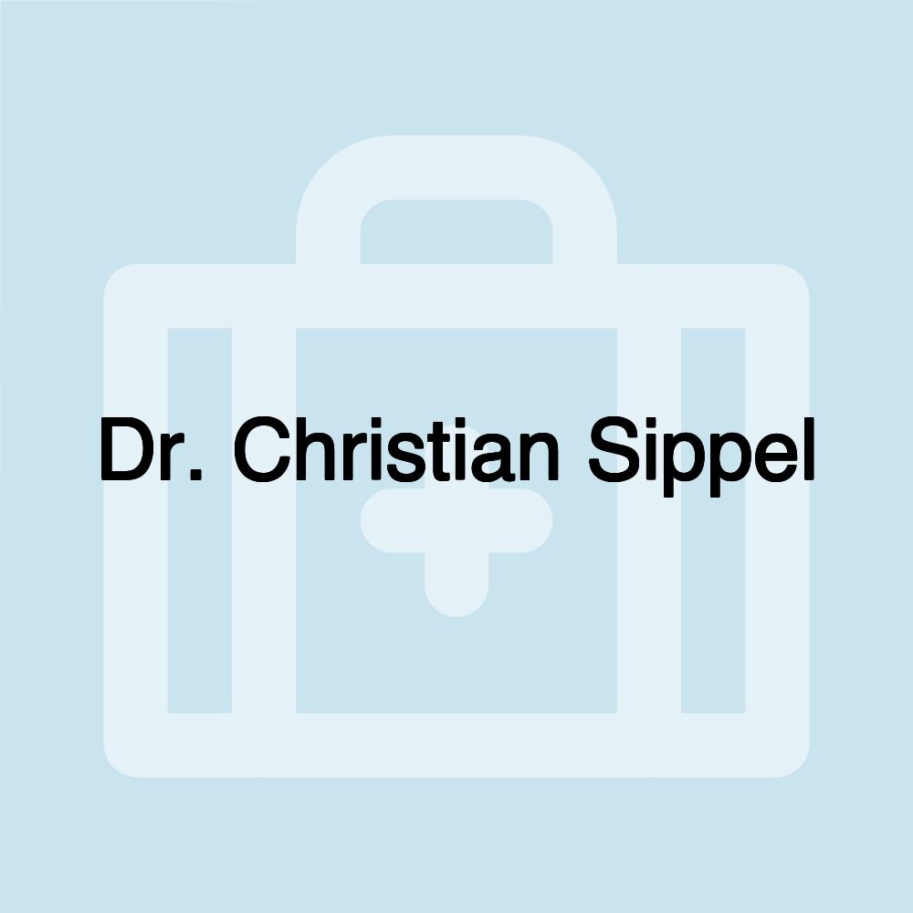 Dr. Christian Sippel