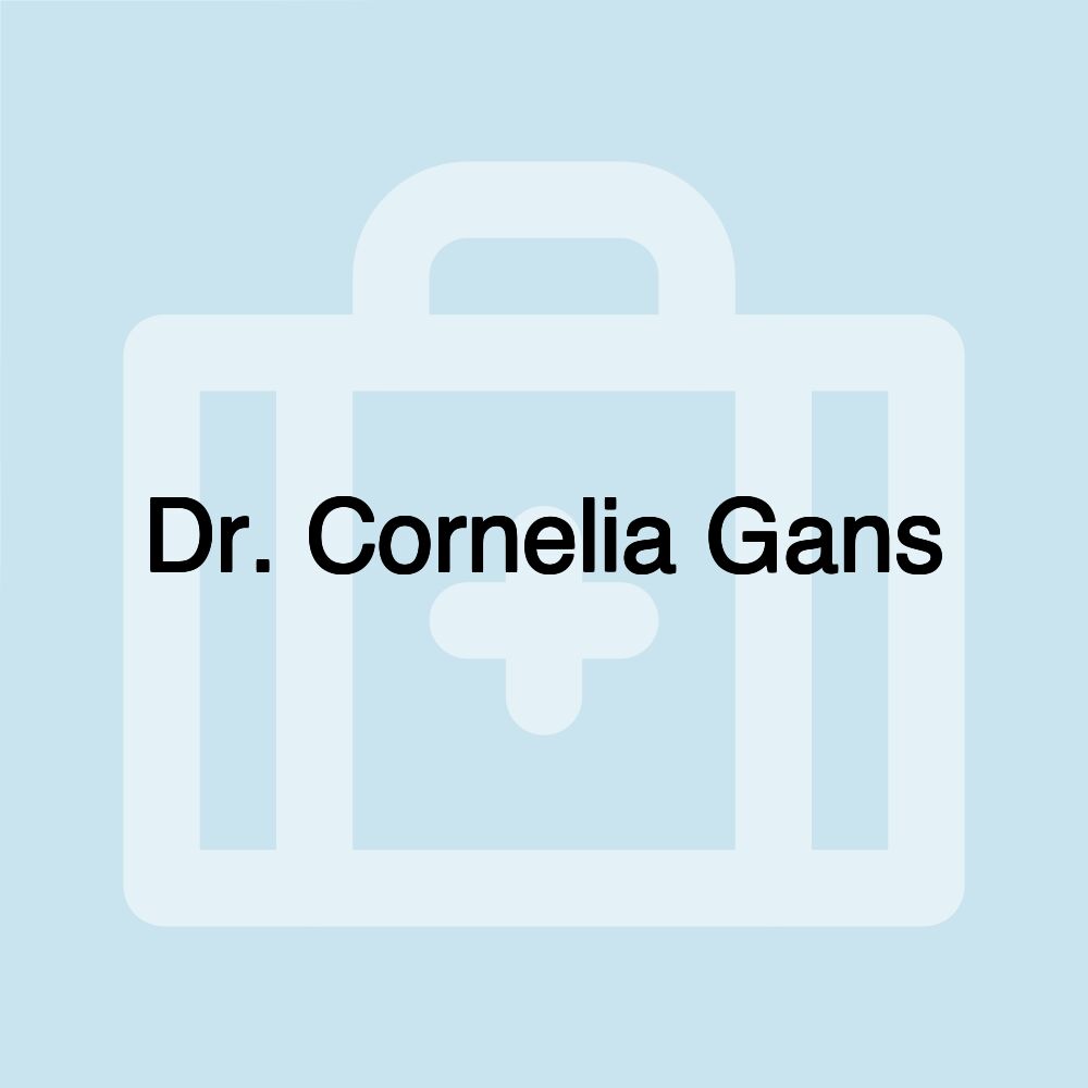 Dr. Cornelia Gans