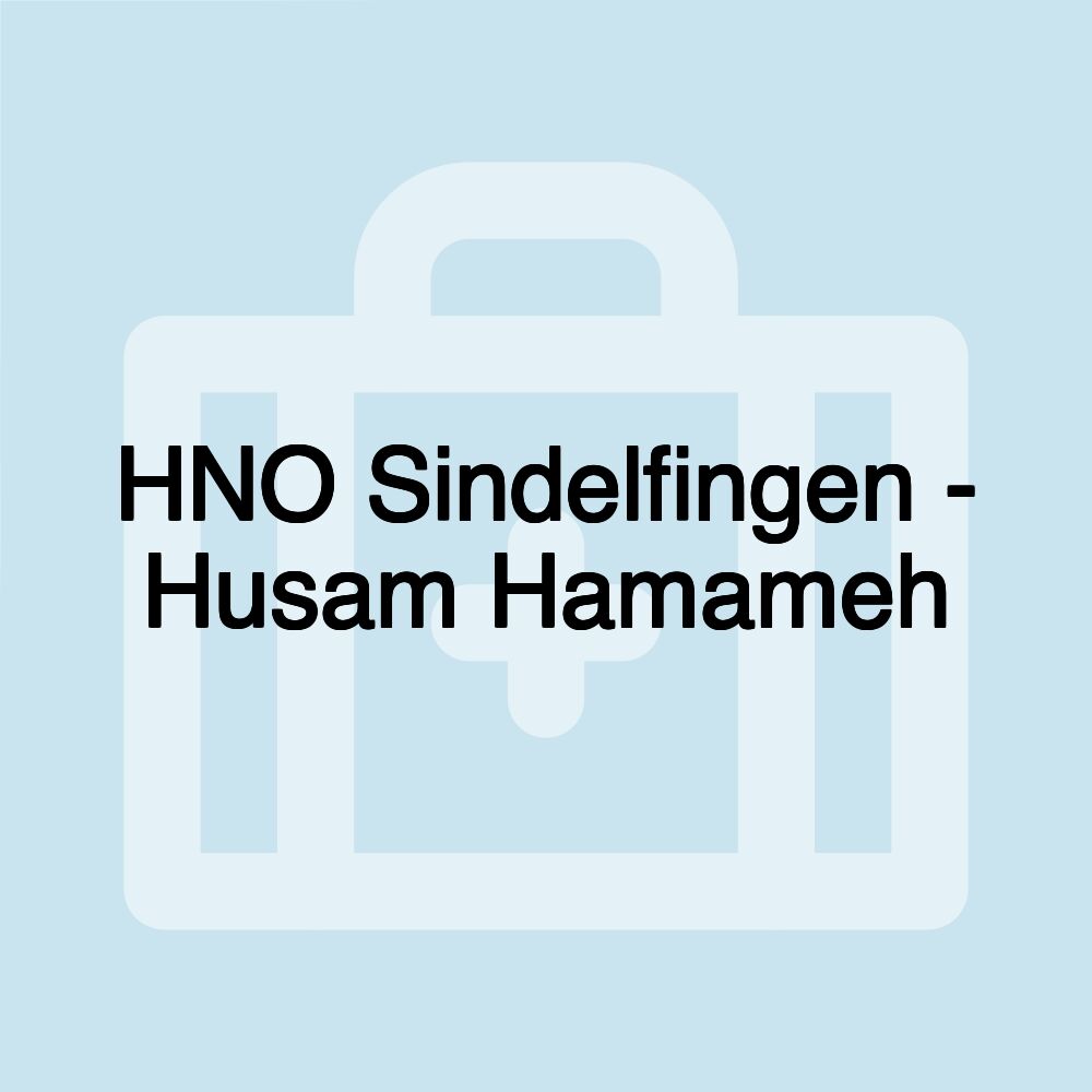 HNO Sindelfingen - Husam Hamameh