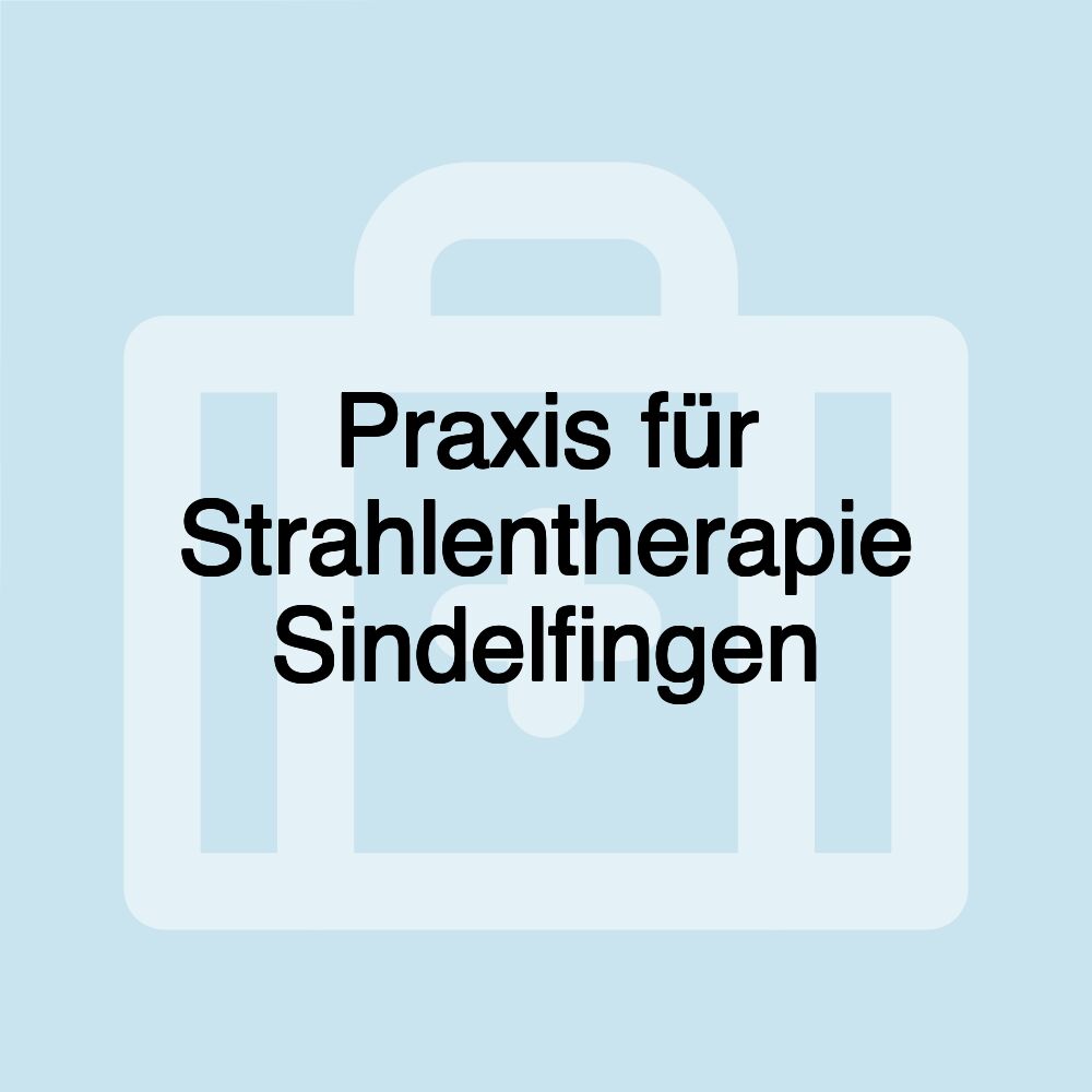 Praxis für Strahlentherapie Sindelfingen