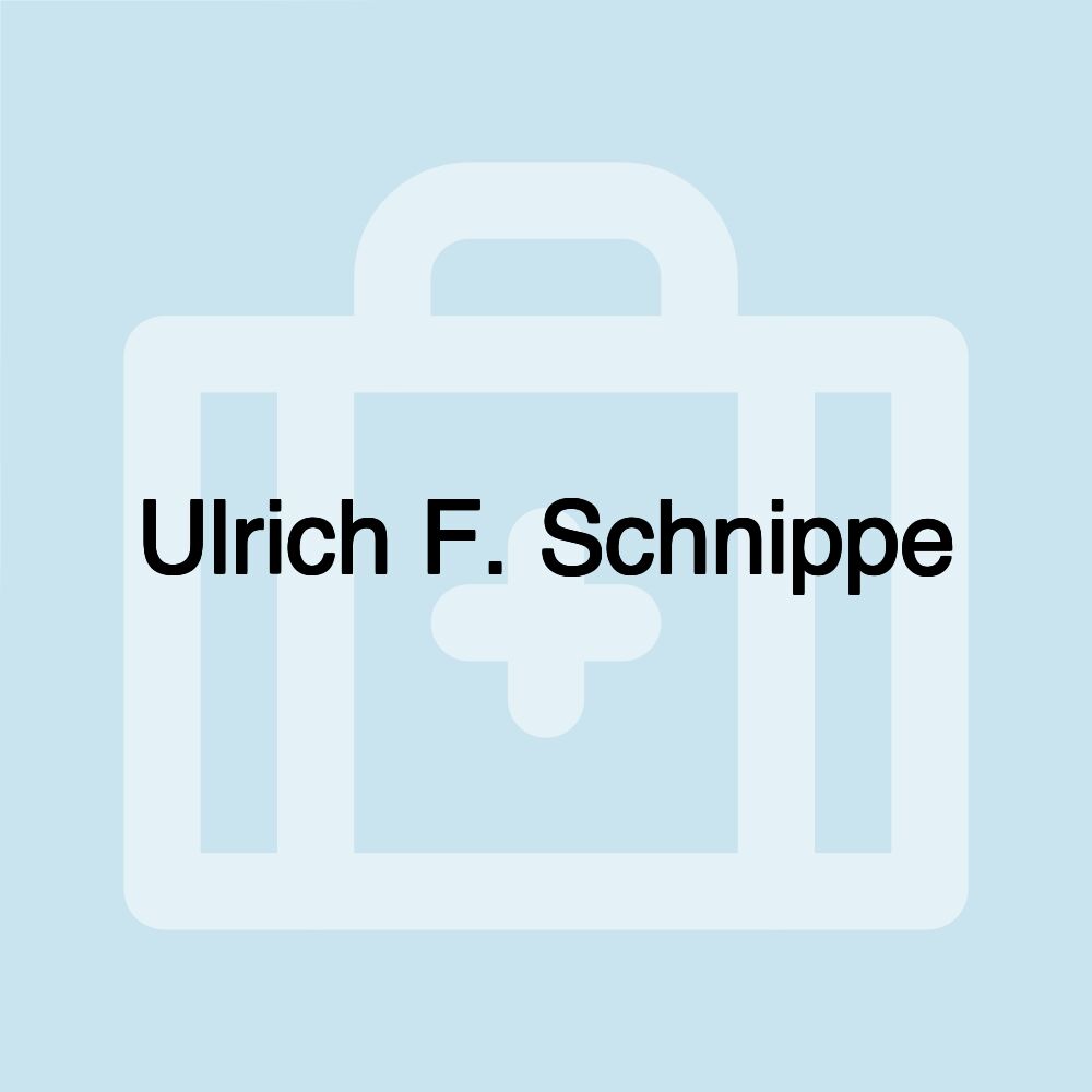 Ulrich F. Schnippe