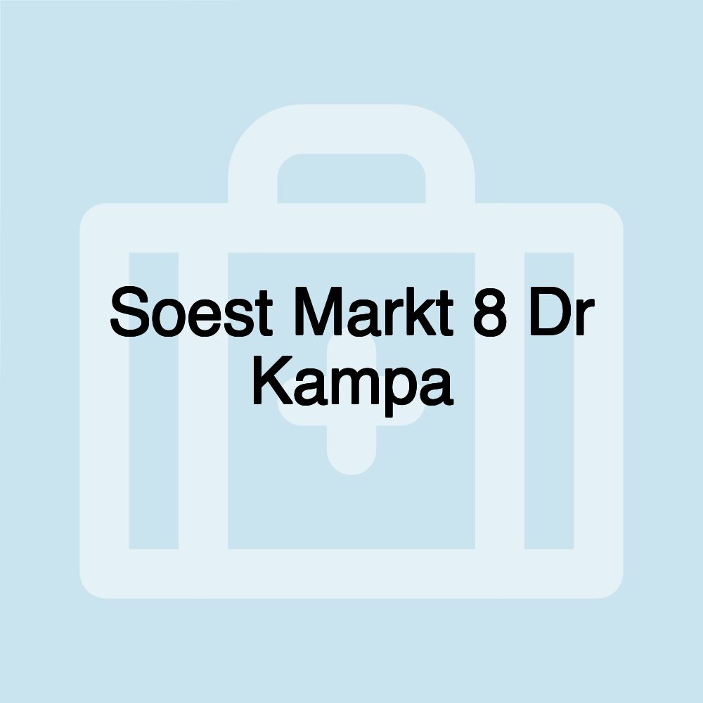 Soest Markt 8 Dr Kampa