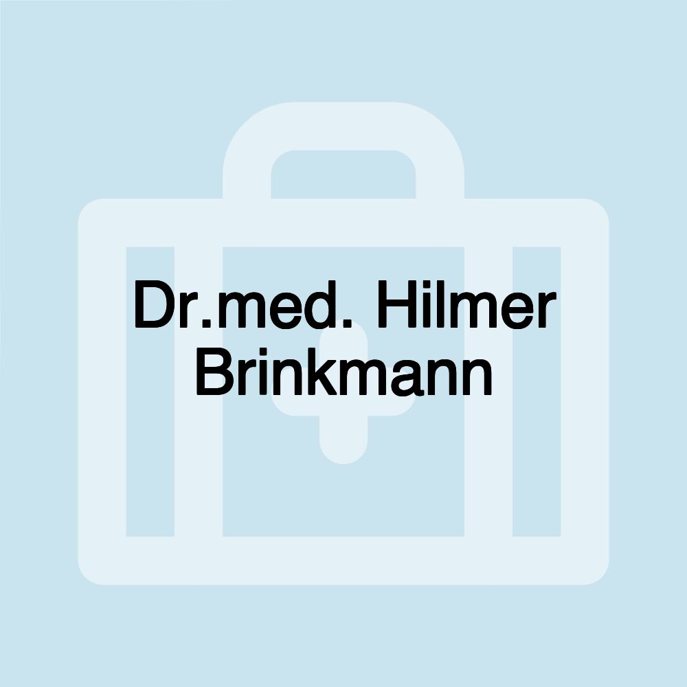 Dr.med. Hilmer Brinkmann