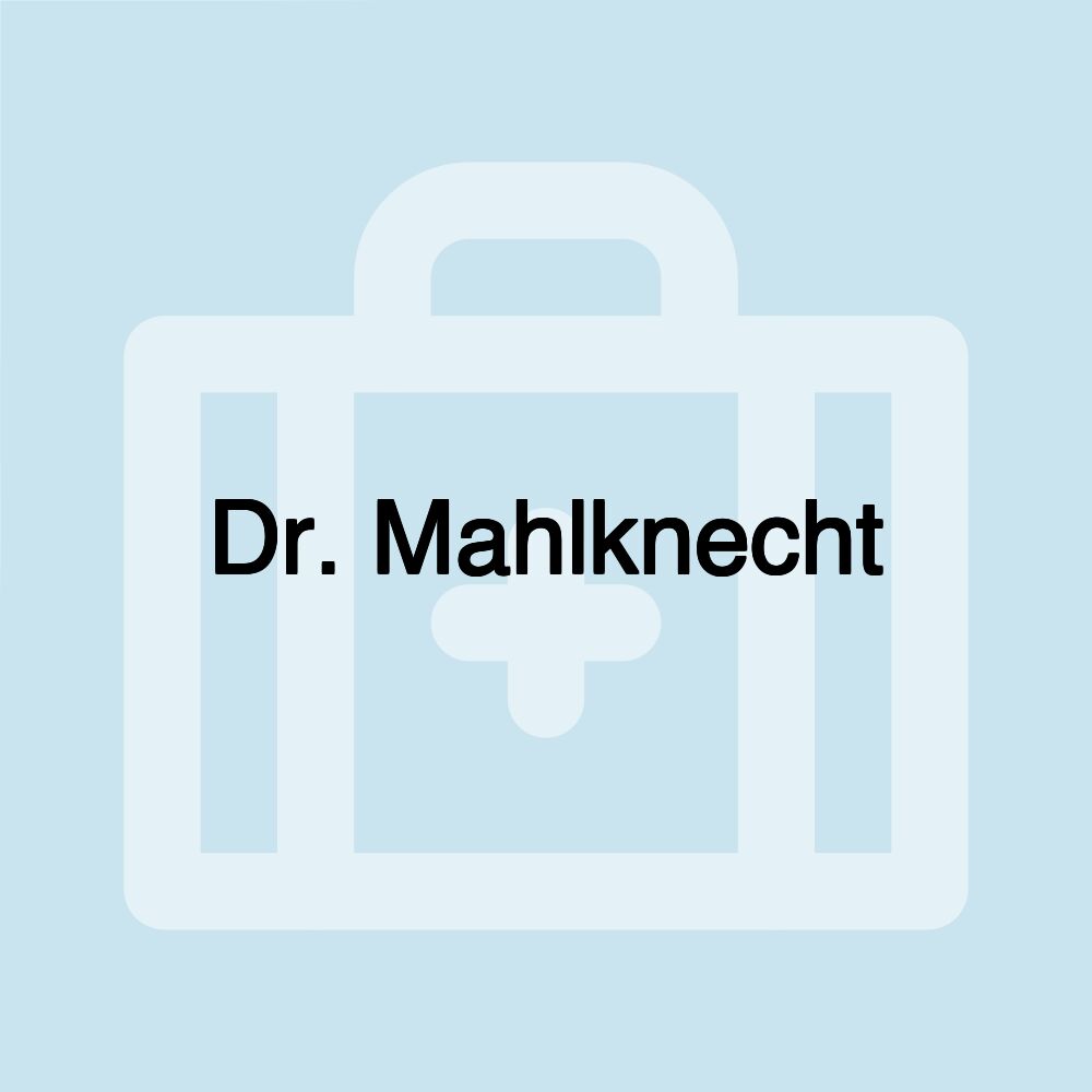 Dr. Mahlknecht