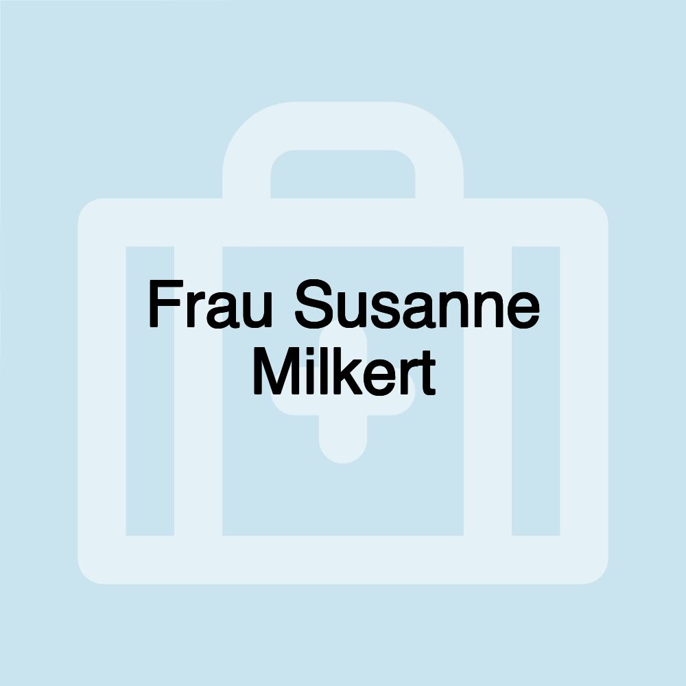 Frau Susanne Milkert