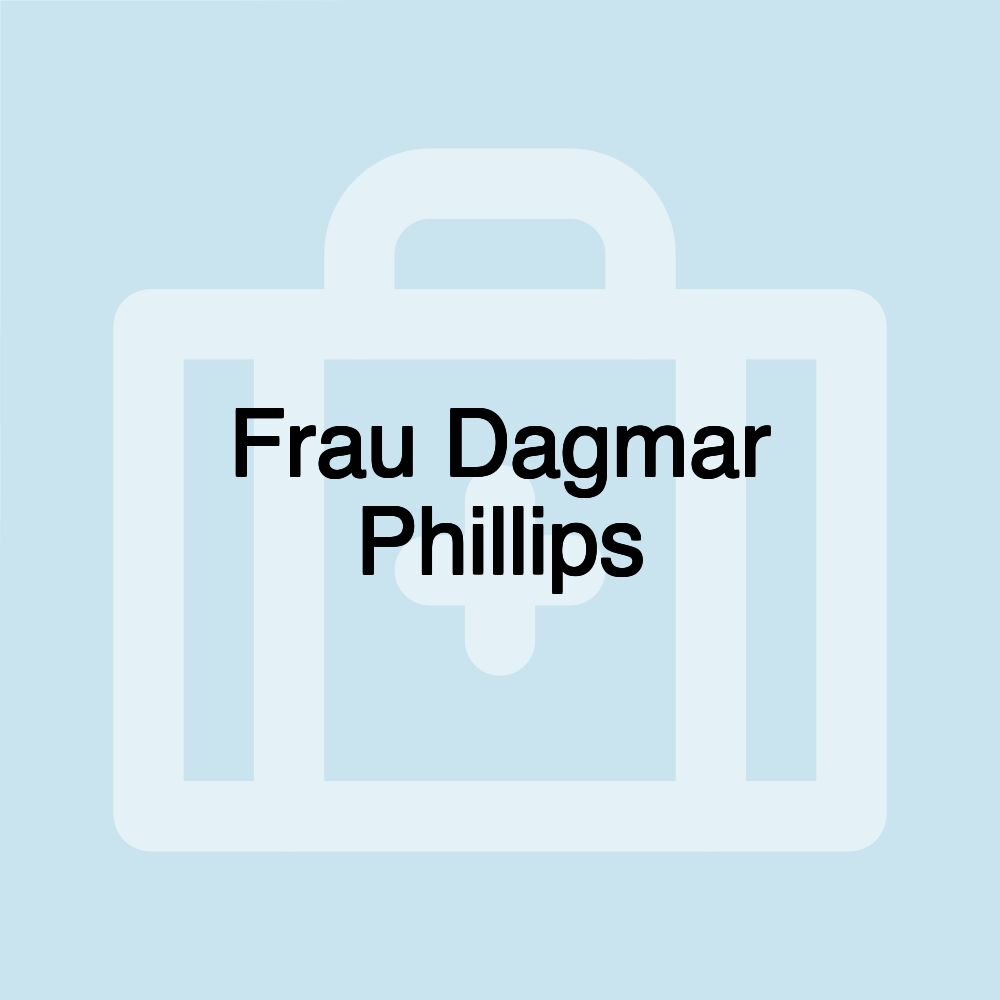 Frau Dagmar Phillips