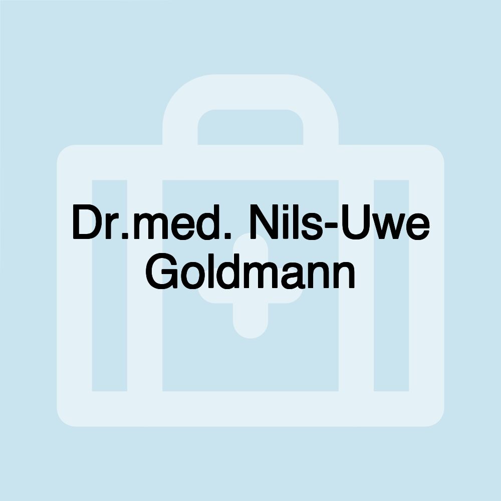 Dr.med. Nils-Uwe Goldmann