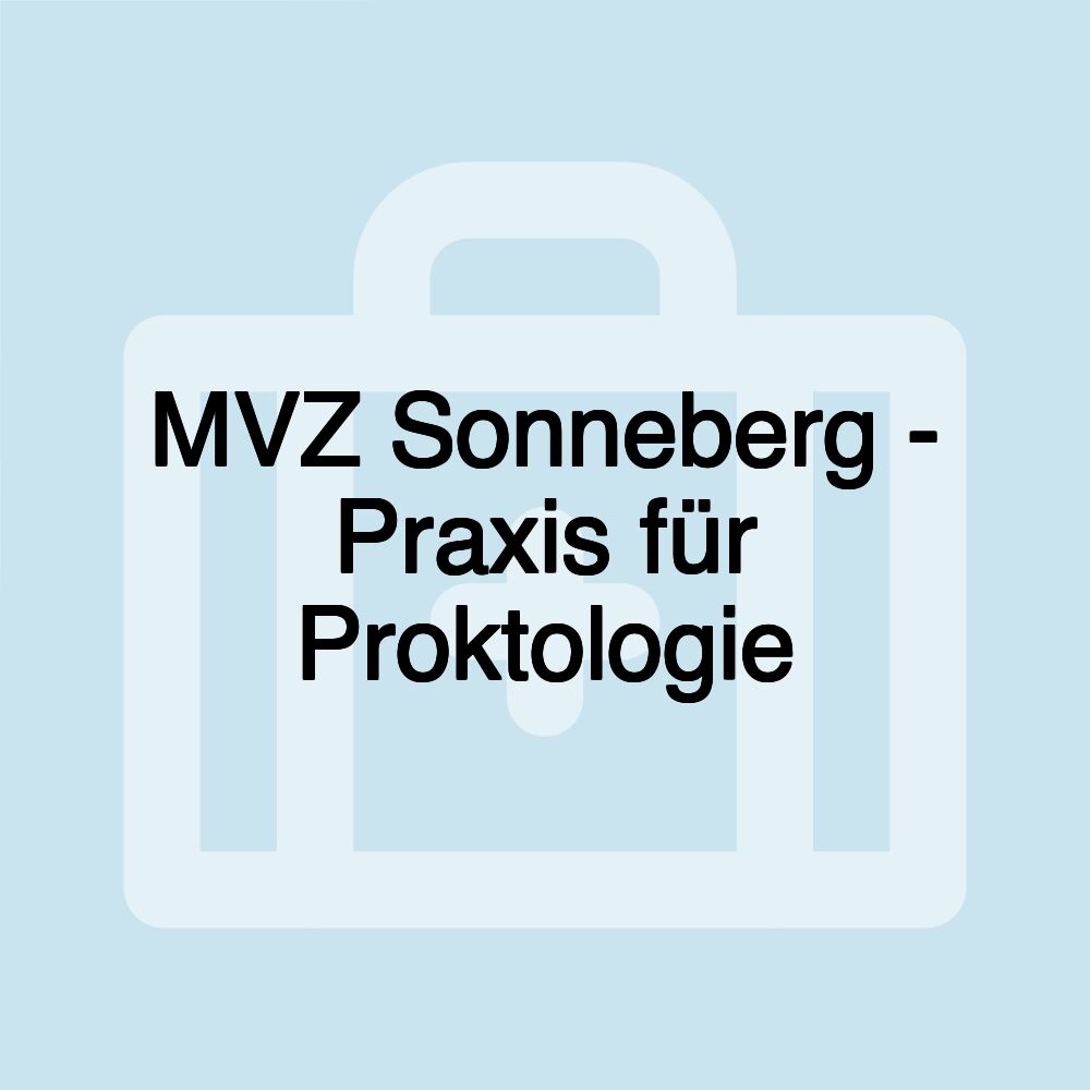 MVZ Sonneberg - Praxis für Proktologie