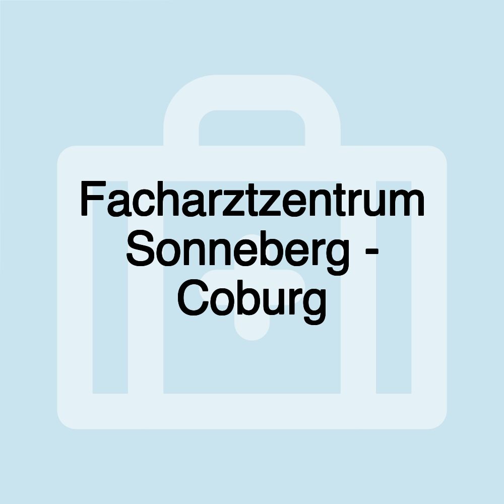 Facharztzentrum Sonneberg - Coburg