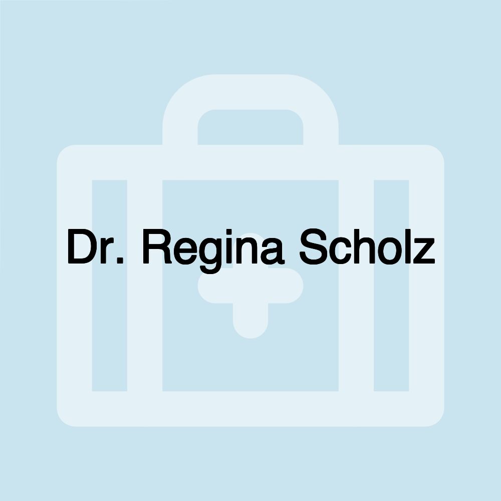 Dr. Regina Scholz