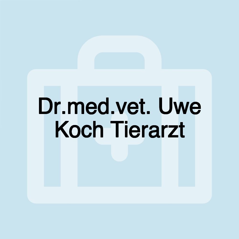 Dr.med.vet. Uwe Koch Tierarzt