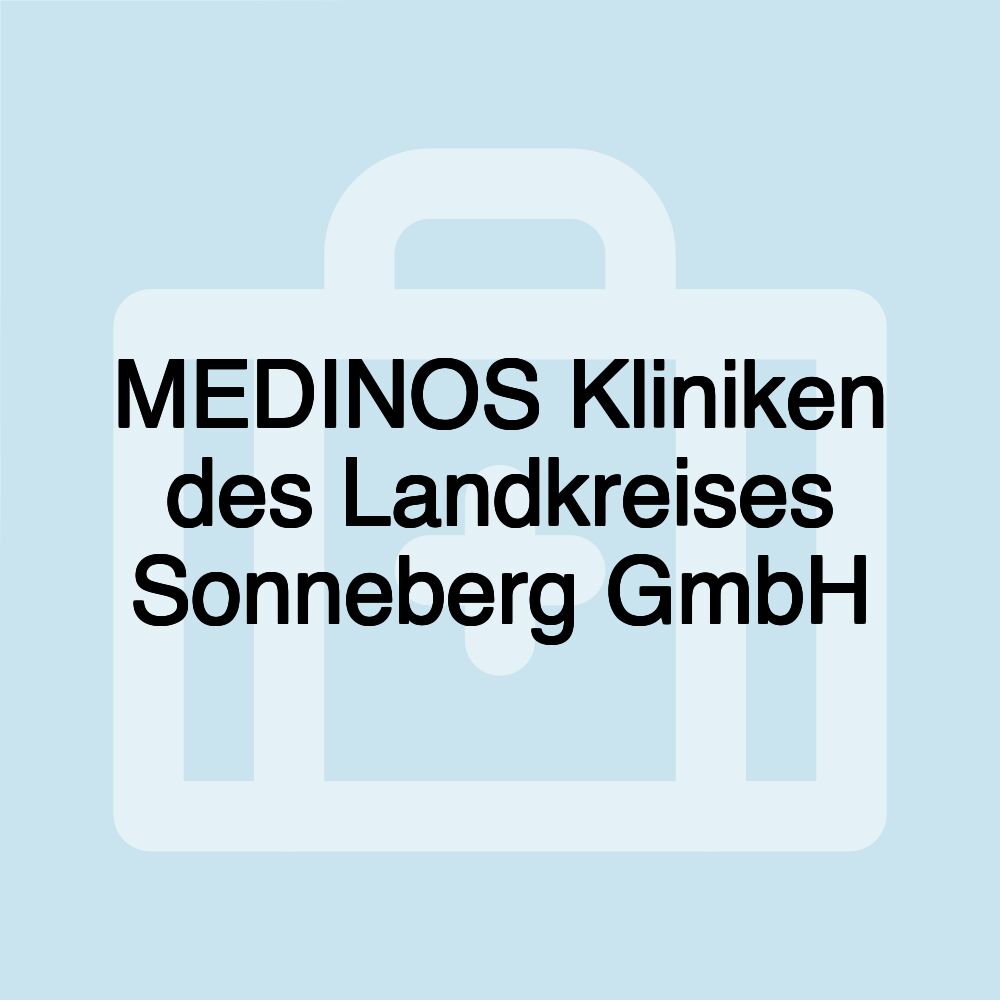 MEDINOS Kliniken des Landkreises Sonneberg GmbH