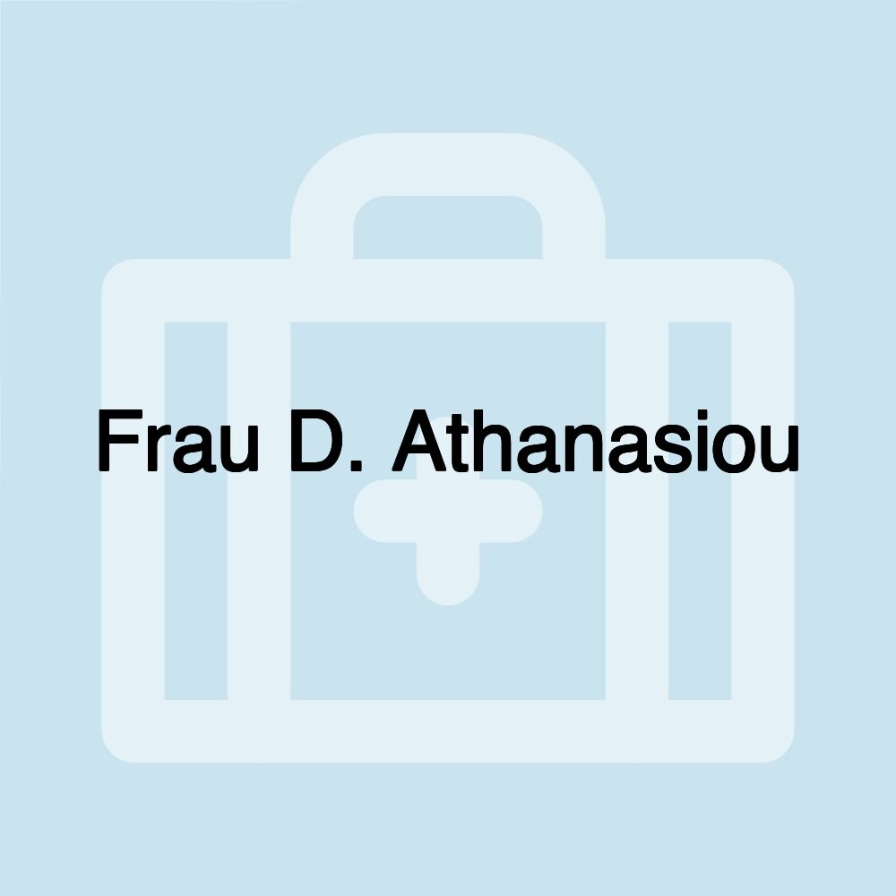 Frau D. Athanasiou